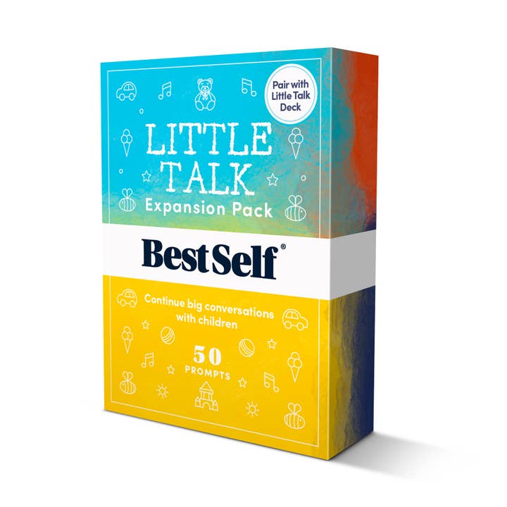 BestSelf Co. - Wholesale Card Game - Little Talk Expansion Pack – 50 Extra Prompts for Growth