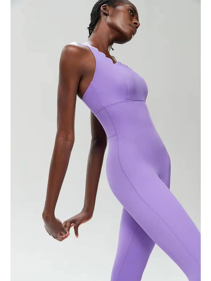 Belsize Activewear – wholesale Unitard – Women′s – Scallop jumpsuit 4