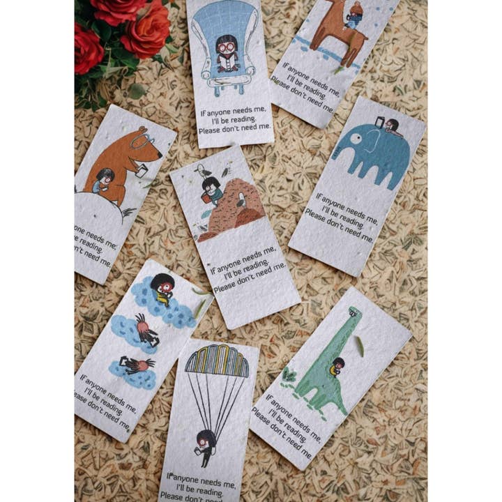 Seed Paper Bookmarks – Eco-Friendly Gifts (Assorted) for wholesale by The Organic Store