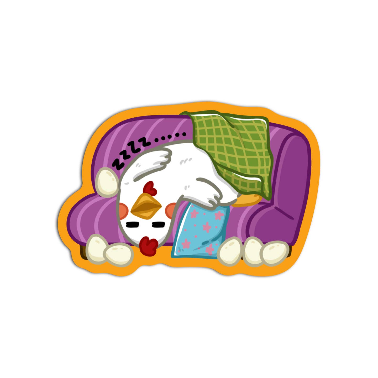 Girls Printing House - Wholesale Sticker - Kawaii Sleepy Chicken Vinyl Waterproof Stickers