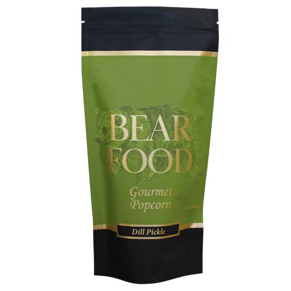 Dill Pickle Gourmet Popcorn for wholesale by Bear Food