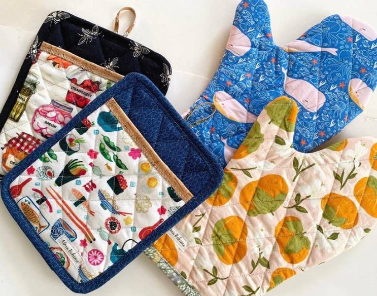 Alma Boheme Handmade - Venta al por mayor Manoplas para horno/ollas - Manopla de horno de corcho y algodón19