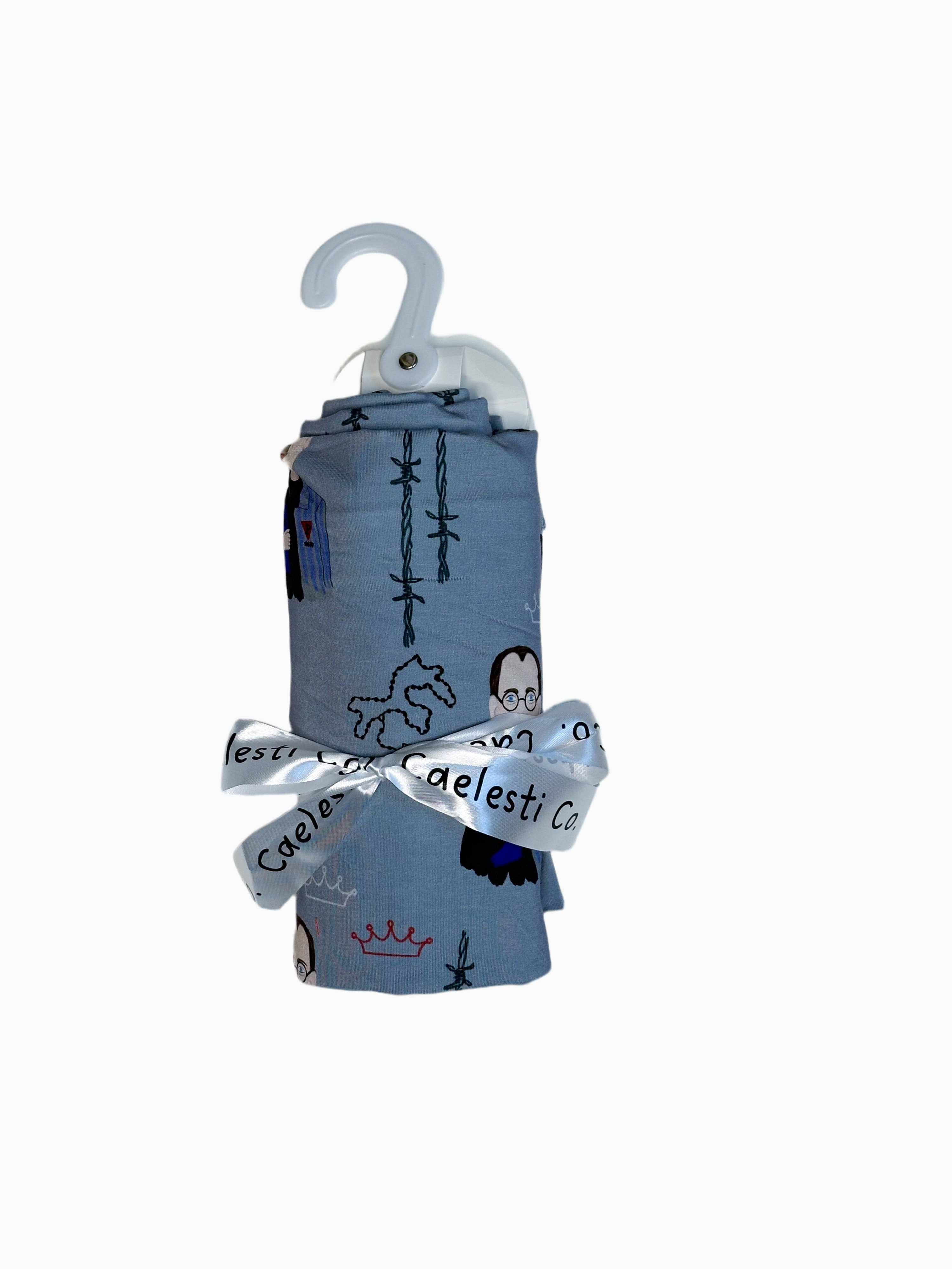 Caelesti Co. - Wholesale Swaddle - Baby - St.Maximilian Kolbe swaddle