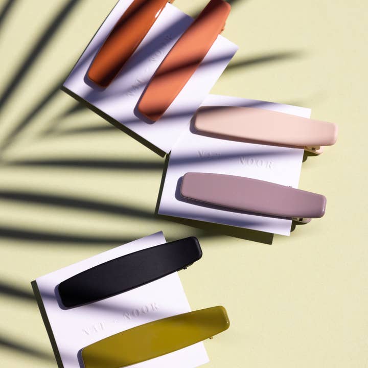 NAT + NOOR - Wholesale Hair Clip - Women's - Lani | Alligator Hair Clips | Acrylic Clip | Assorted5