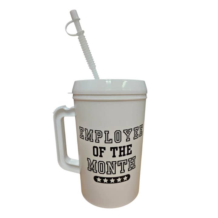 Employee Of The Month HIP SIPS Mega Trucker Mug 34oz and other Purchase Wholesale month. Free Returns & Net 60 Terms on Faire trending on Faire.