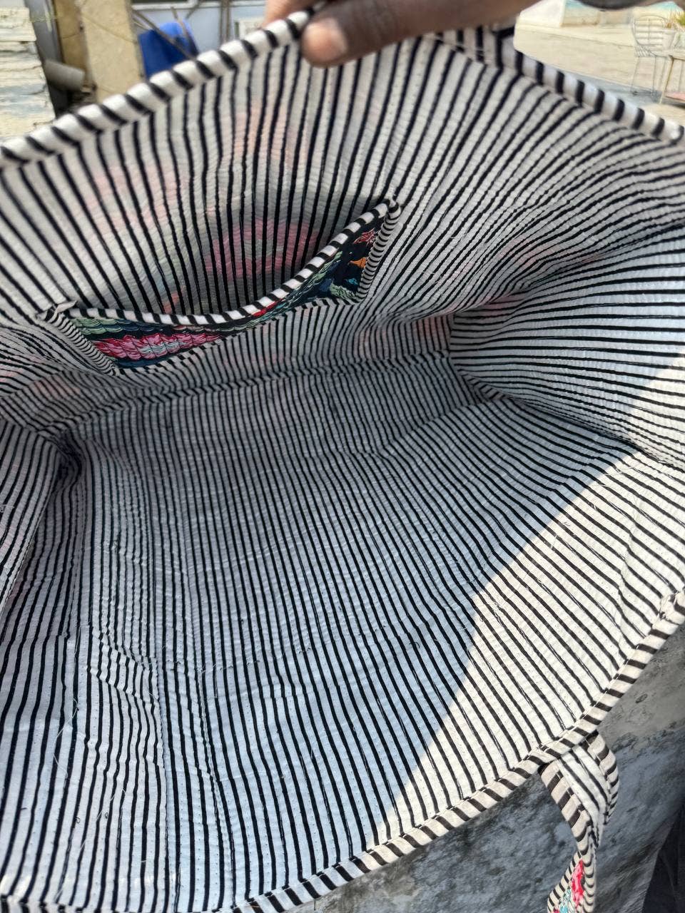 GYPSY STUDIO - Vente Sac porté épaule – femme - Sac en coton indien Sac à bandoulière Sacs de courses Sac imprimé bloc2