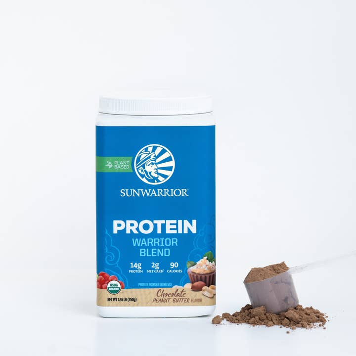 Sunwarrior - Wholesale Protein/Superfood Powder - Warrior Blend Chocolate Peanut Butter - Vegan Pea Protein4