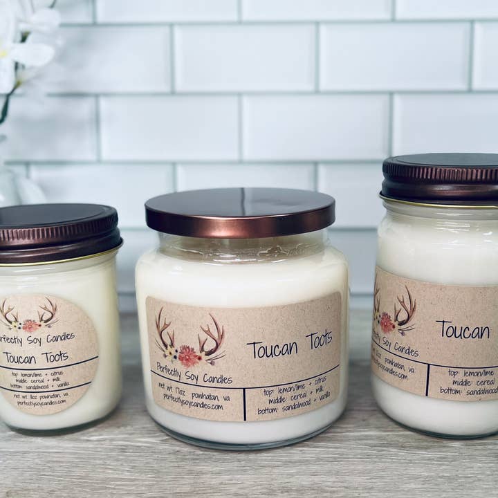 Fruit Loops 12oz Soy Wax Candle for wholesale by Perfectly Soy Candles