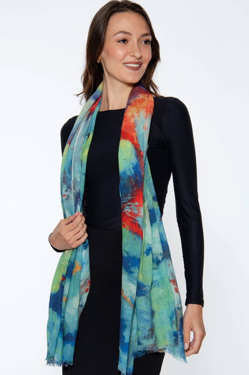 Sevya Handmade - Vente Châle – femme - Écharpes en laine fine Reena16