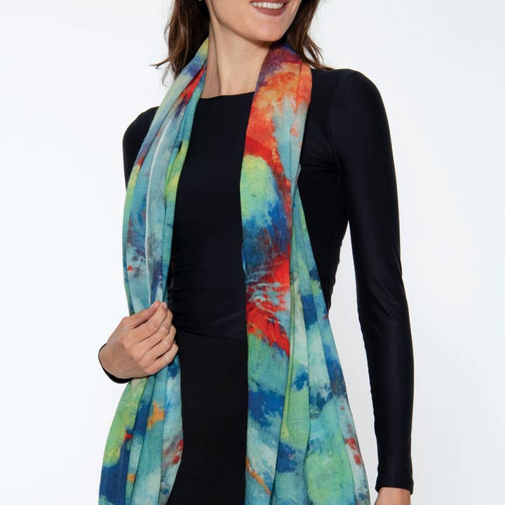 Sevya Handmade - Vente Châle – femme - Écharpes en laine fine Reena16