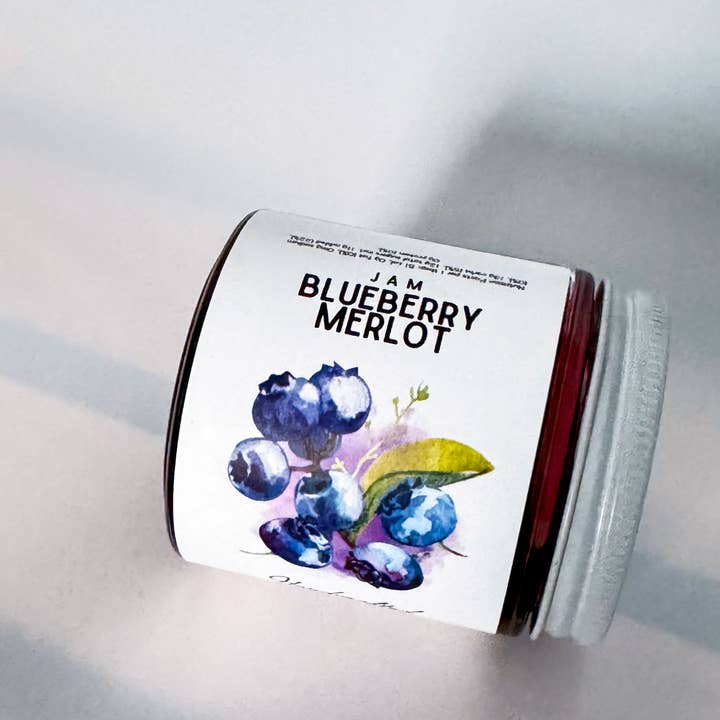 LA FARM GIRL – Engroshandel Marmelade – Blåbær Merlot Marmelade - 4 oz1