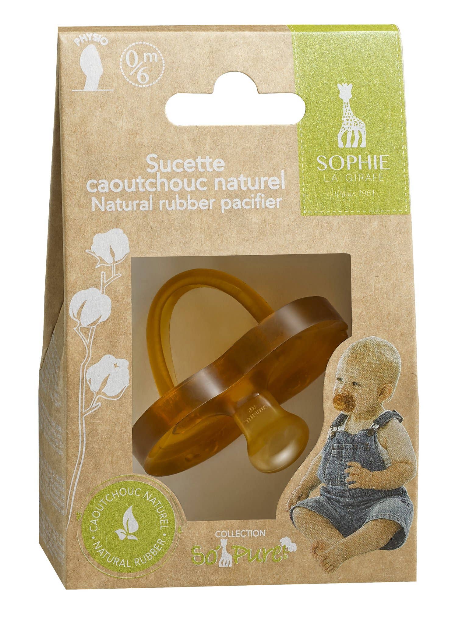 Sophie la Girafe by Calisson Toys. - Wholesale Pacifier - Baby - So'pure Natural Rubber Pacifier | 0-6 Months