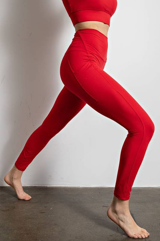 Sunday Morning - Wholesale Athletic/Lounge Leggings - Women's - P326237 HIGH WAIST YOGA PANTS WITH SIDE POCKETS18