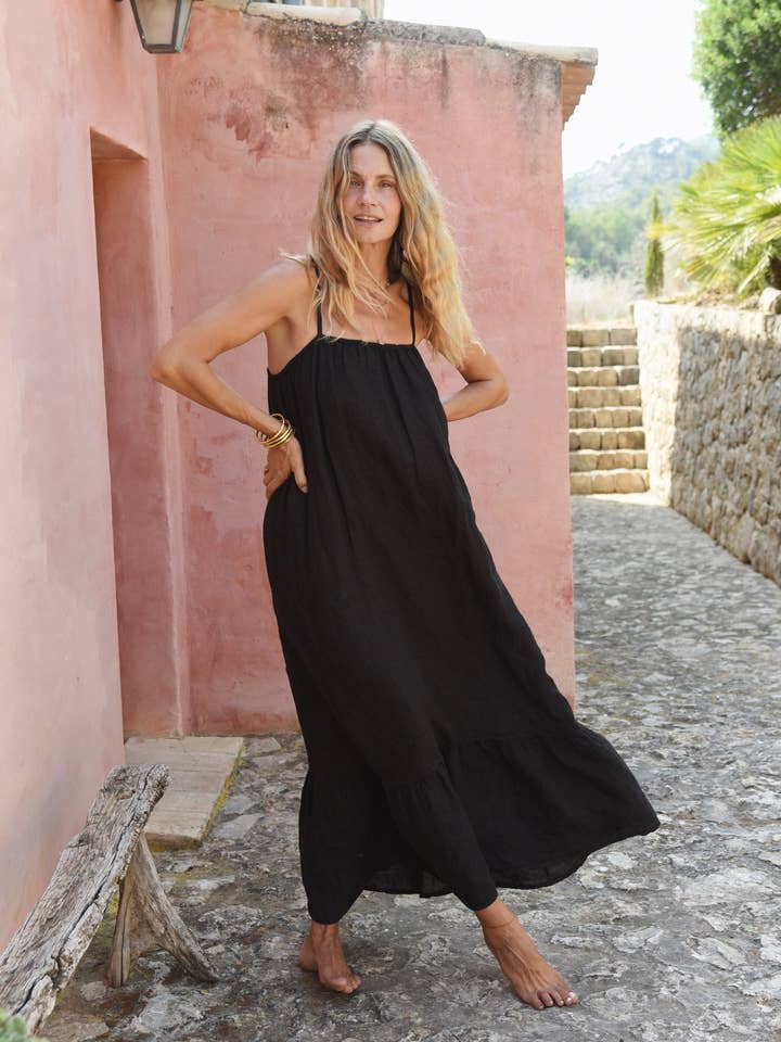 The Mali Dress // Noir for wholesale by Beachwood The Label
