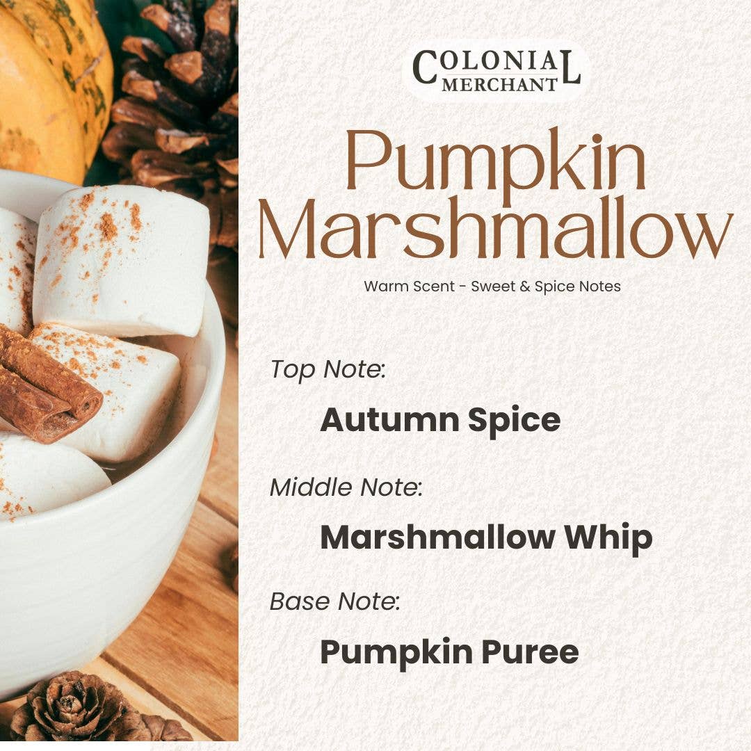 Colonial Merchant - Wholesale Jar/Filled Candle - 12 oz. Fall Hand Poured Candles - Bundle Variety Pack5