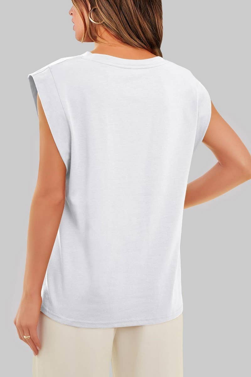 Lily Clothing - Wholesale T-Shirt - Women's - ROUND NECK LOOSE SHORT SLEEVE T SHIRT_CWTSTS03311