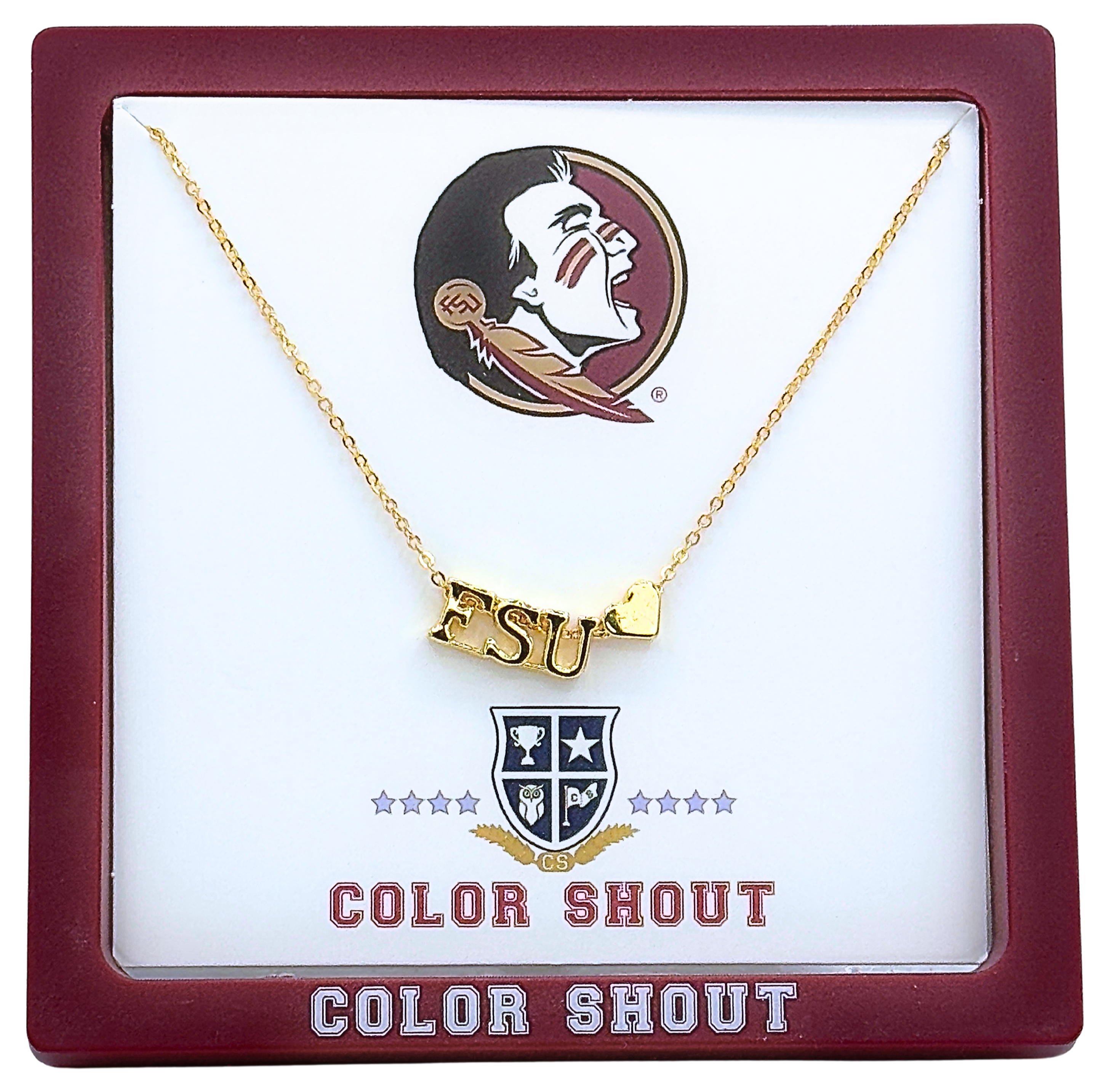 Color Shout - Wholesale Pendant/Charm Necklace - I Love College:  Initial Heart Necklace8