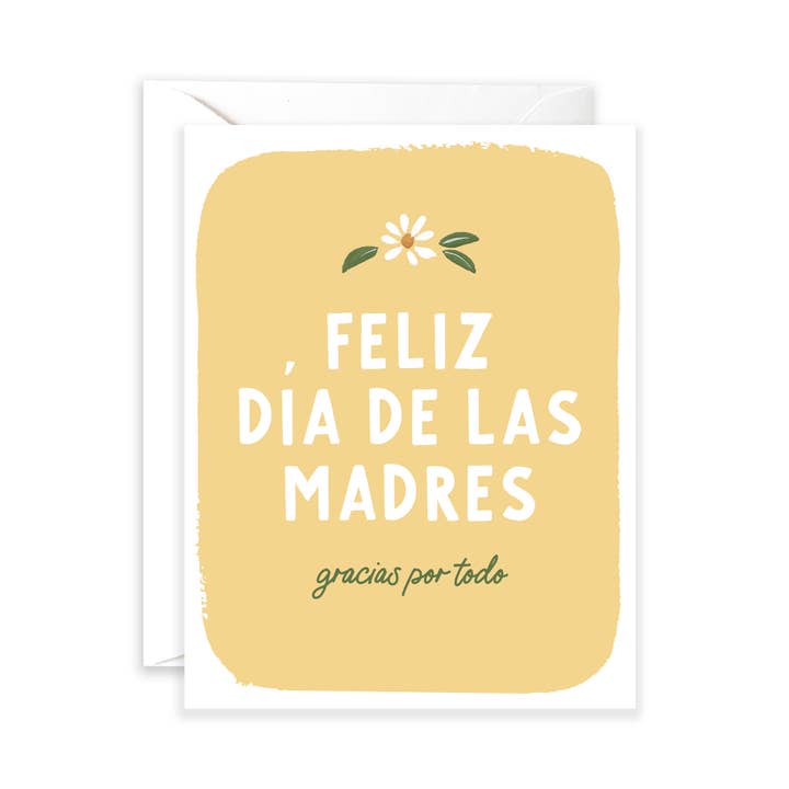 Gracias Por Todo - Feliz Dia De Las Madres-kort for engroshandel hos Isabella MG