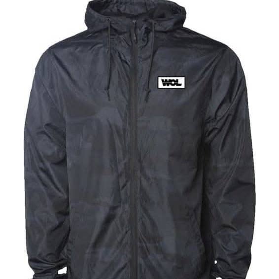 Water Resistant Zip-Up Windbreaker for wholesale by Runners Essentials by Without Limits