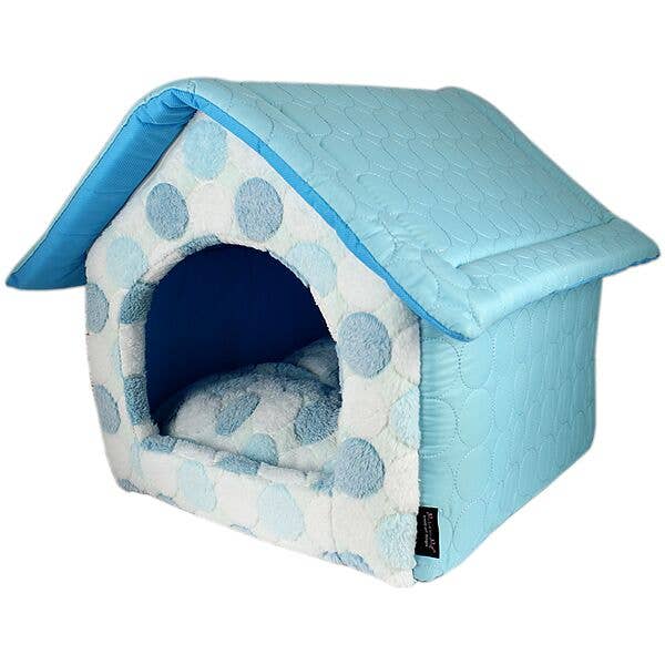 Parisian Pet® - Wholesale Pet bed – Cat/dog - Cotton Candy House Blue – Soft & Durable Pet House
