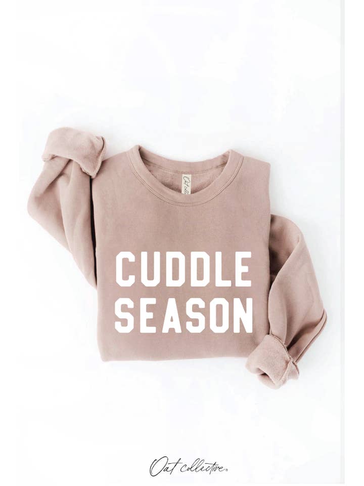 OAT COLLECTIVE - Wholesale Graphic Sweatshirt - Women's - CUDDLE SEASON Graphic Sweatshirt 6