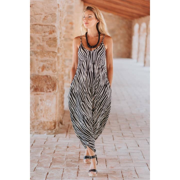 Amalfi Sky midi lange jurk voor wholesale door Isla Bonita By Sigris