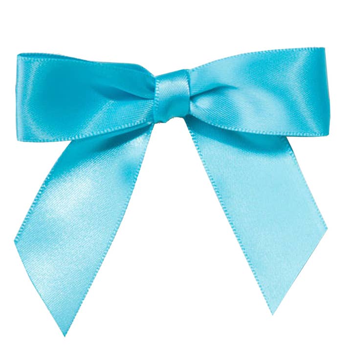 Candi Gifts – wholesale Bow – Gift wrapping – MINI SATIN BOWS with Twist Ties - 20mm - (pk 50)1