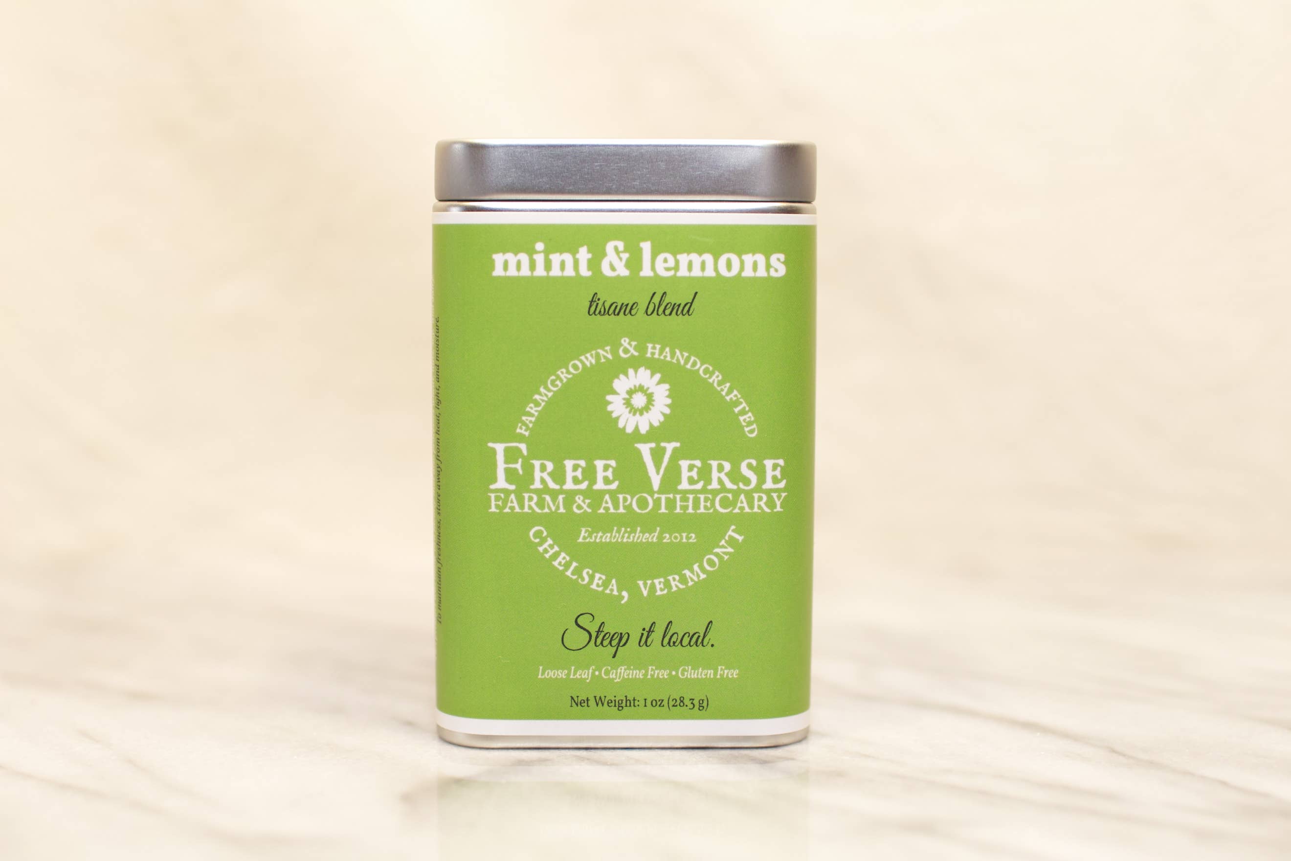 Free Verse Farm & Apothecary - Wholesale Losse thee - Mint & Citroenen (kruidentheemix met losse bladeren)