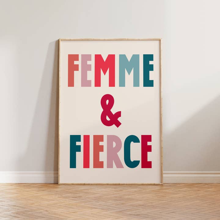 Lune Club - Wholesale Art Print - Femme and Fierce Print