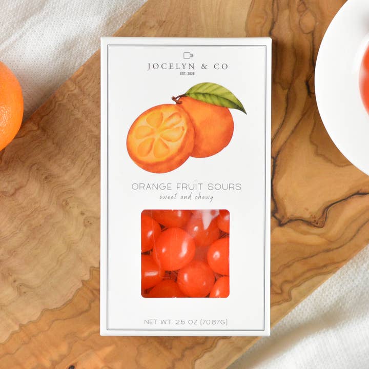 Orange Sours for wholesale by Jocelyn & Co