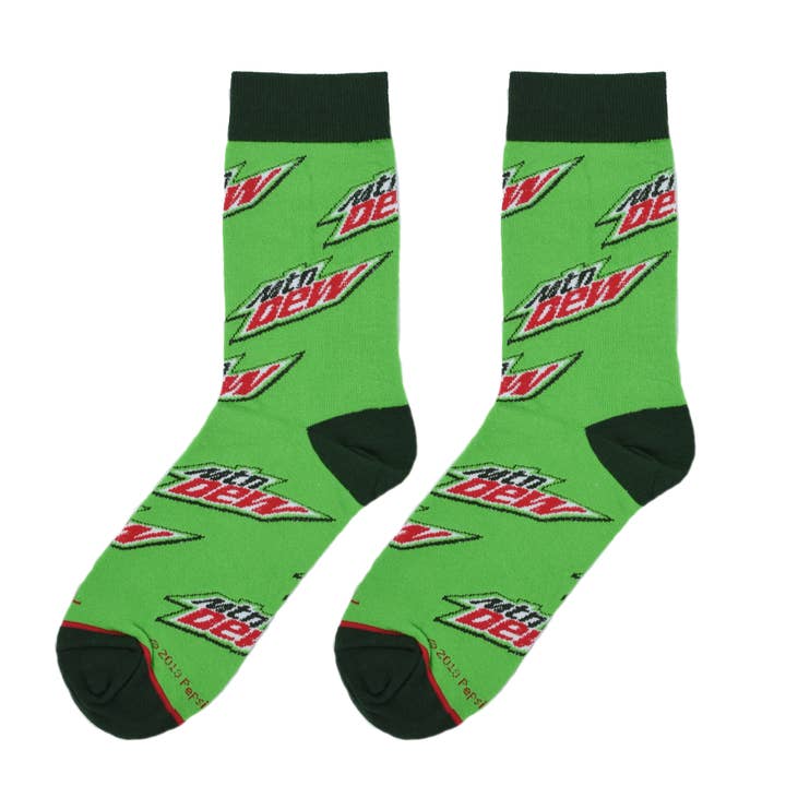 Cool Socks - Wholesale Socks - Unisex - Mountain Dew All Over Socks