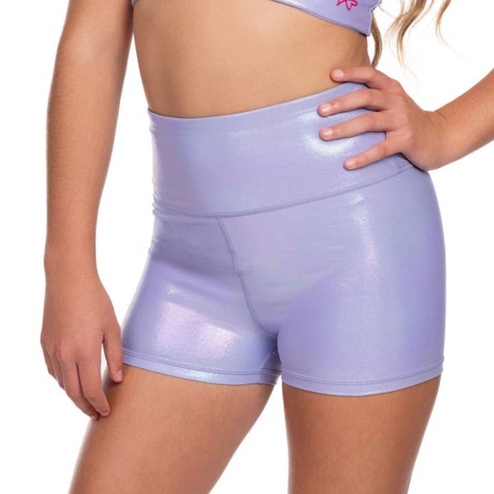 Shorts de compression Ignite - Éclat Lavande pour la vente par Dragonwing