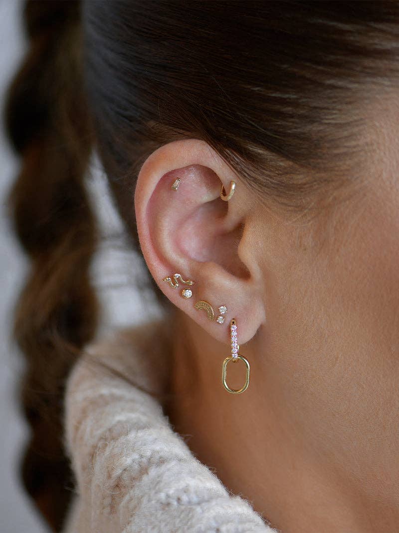 ANZIE – Engroshandel Ørestikkere – Anzie x Mel Soldera Slange Enkel Ørering5