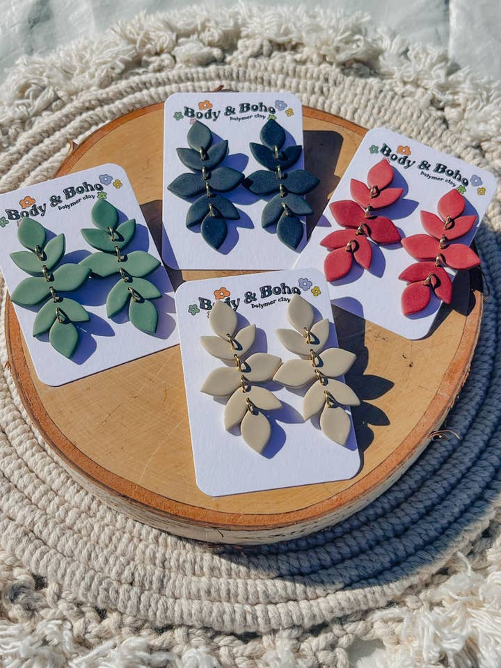 Vine Polymer Lerøreringe for engroshandel hos Body & Boho