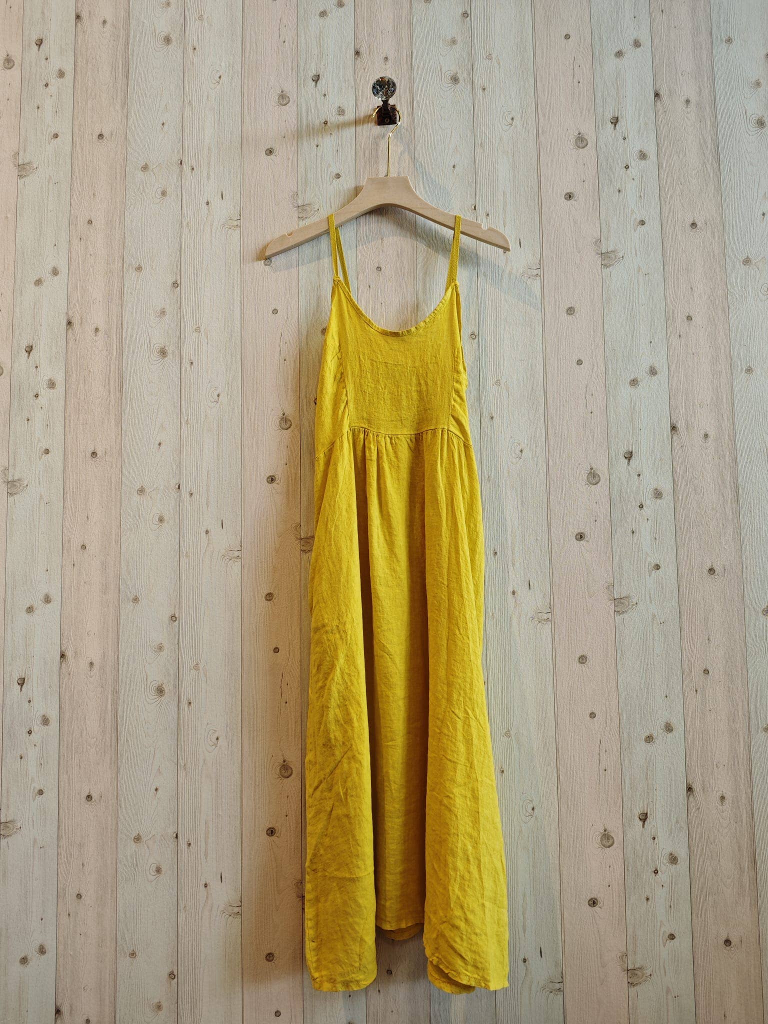 Linen & More - Wholesale Dress - Women's - REF 33195 100% LINEN STRAPPY DRESS
7
