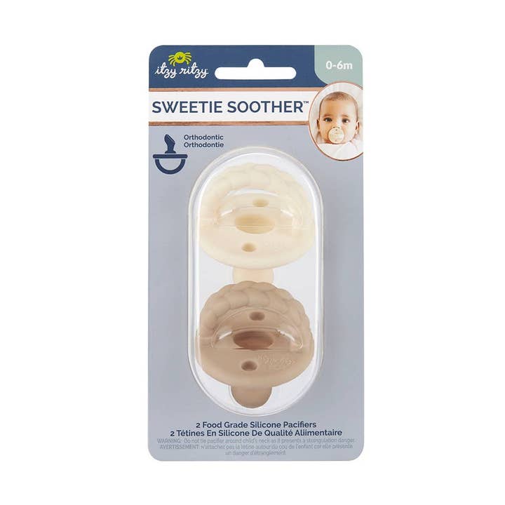 Sweetie Soother™ Orthodontic Pacifier Sets for wholesale by Itzy Ritzy Canada