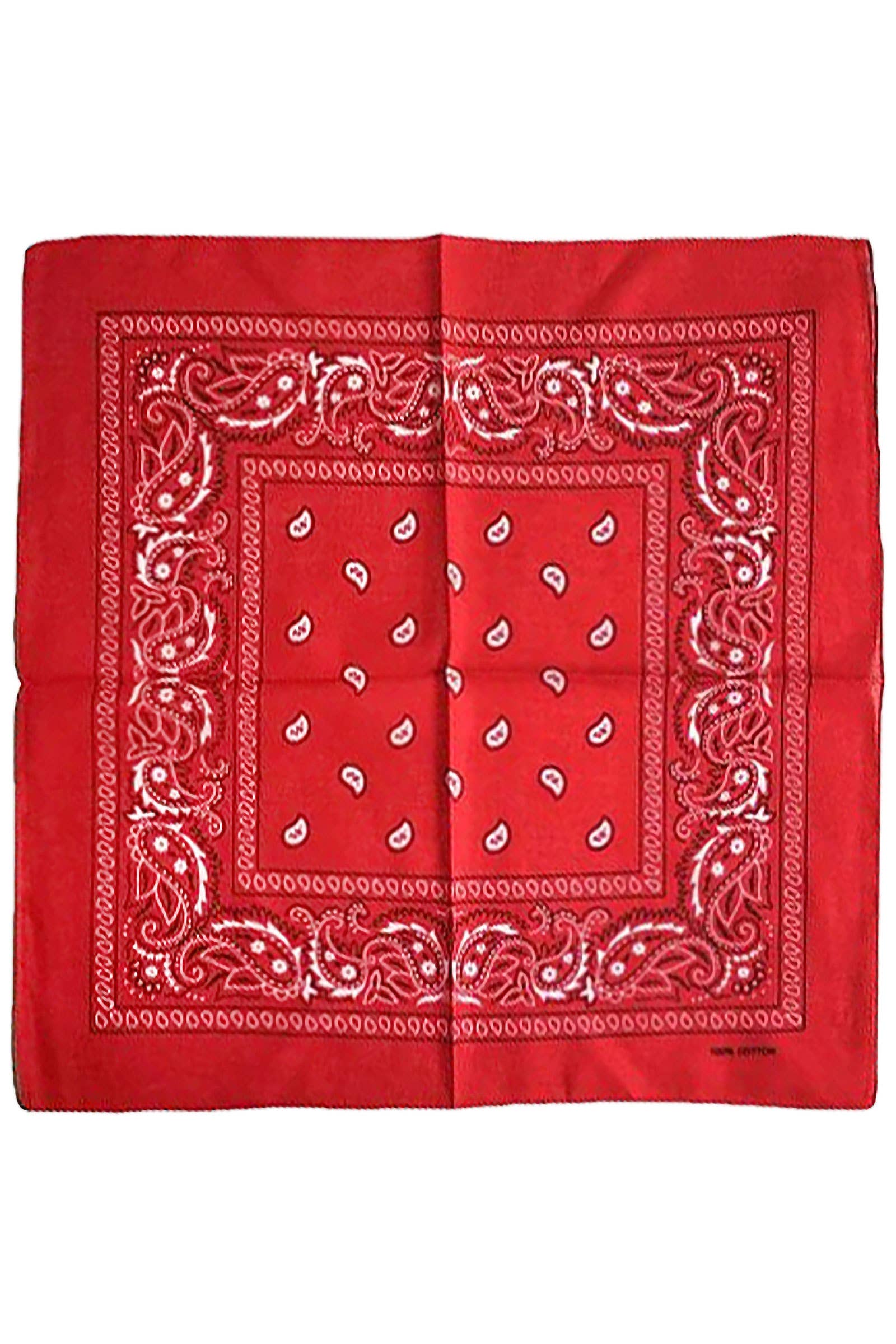 Cap Zone – Engroshandel Bandana - Dame – Klassisk firkantet bandana i bomuld med paisleyprint20