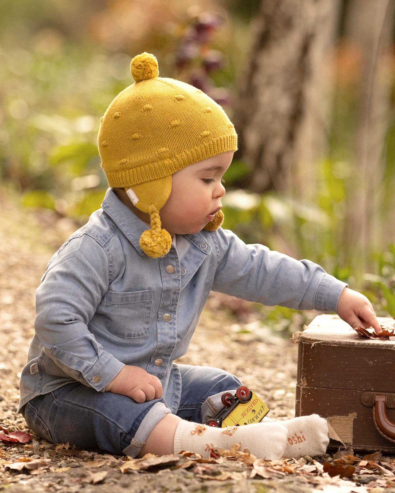 Toshi – wholesale Mössa - Barn – Ekologisk öronmuff Popcorn13