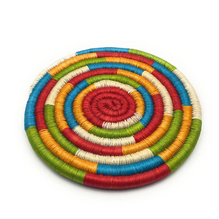 Naturlig Fique Borddækkeserviet – Håndlavet i Colombia 12 tommer for engroshandel hos Authentic Origin Colombia