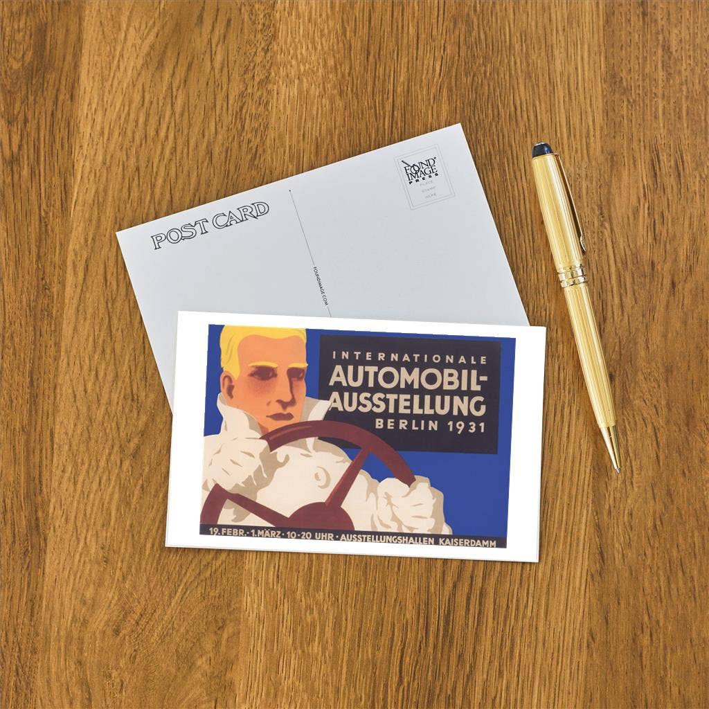 Found Image Press - Wholesale Postcard - Postcard PO-397 Automobil-Ausstellung Berlin1