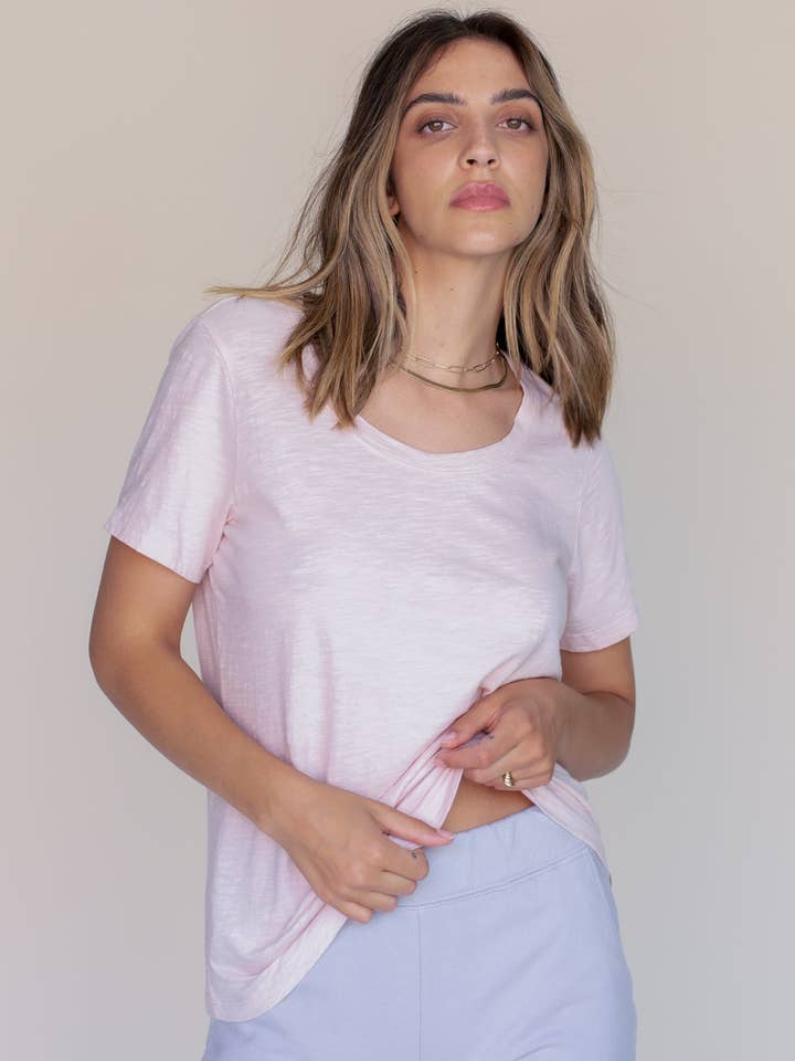 Easy Slub Tee for wholesale by glee + co