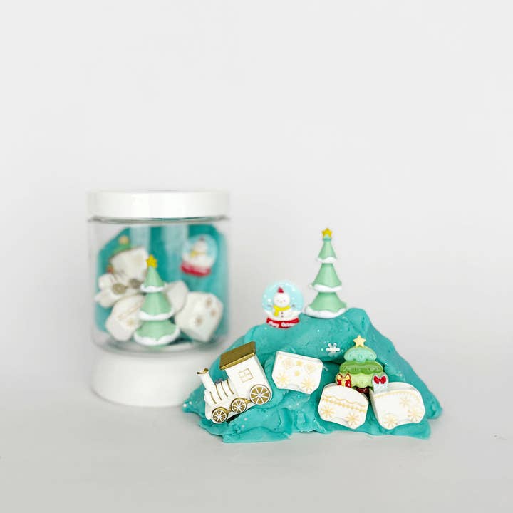 Earth Grown KidDoughs (KidDoughs by EGKD) - Wholesale Putty/Slime - Kids - Holiday Train Mini Dough-to-Go0