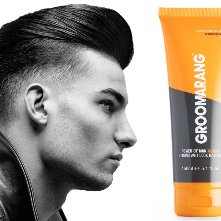 My Wholesale Warehouse – wholesale Hair styling gel/mousse – Groomarang Power of Man 'Gummy' Strong Wet Look Hair Gel 150ml