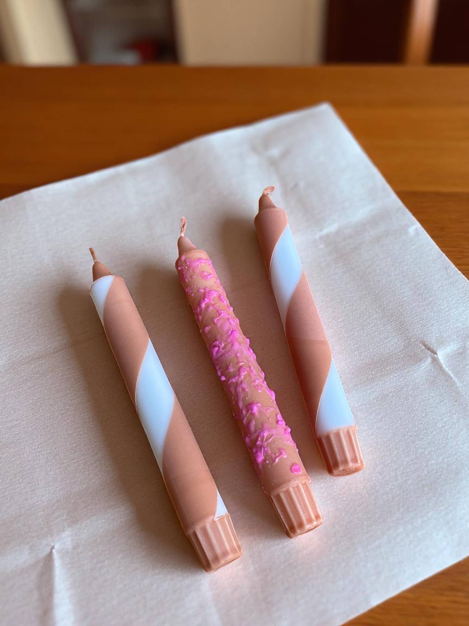 Kupkup HB. - Fi Design Studio Co. - Wholesale Pillar Candle - Joyful Glow | Chocolate Cake Tapper Candle | 2.3x20 cm 14