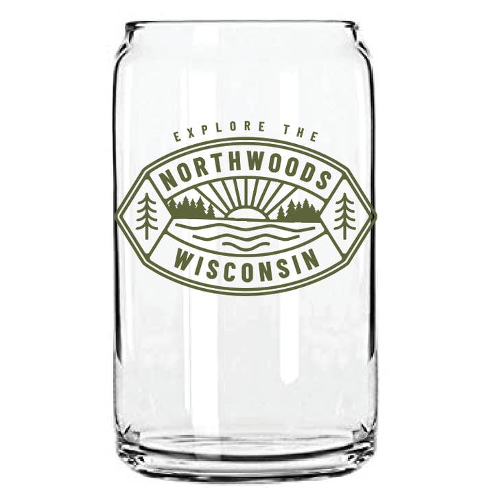 Custom Lake Badge Glassware for wholesale by Vital Industries