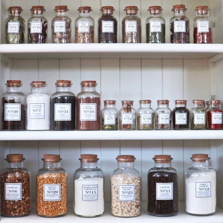 The Pantry Label Shop - Wholesale Food/beverage label - VINTAGE HERB AND SPICE LABEL COLLECTION1