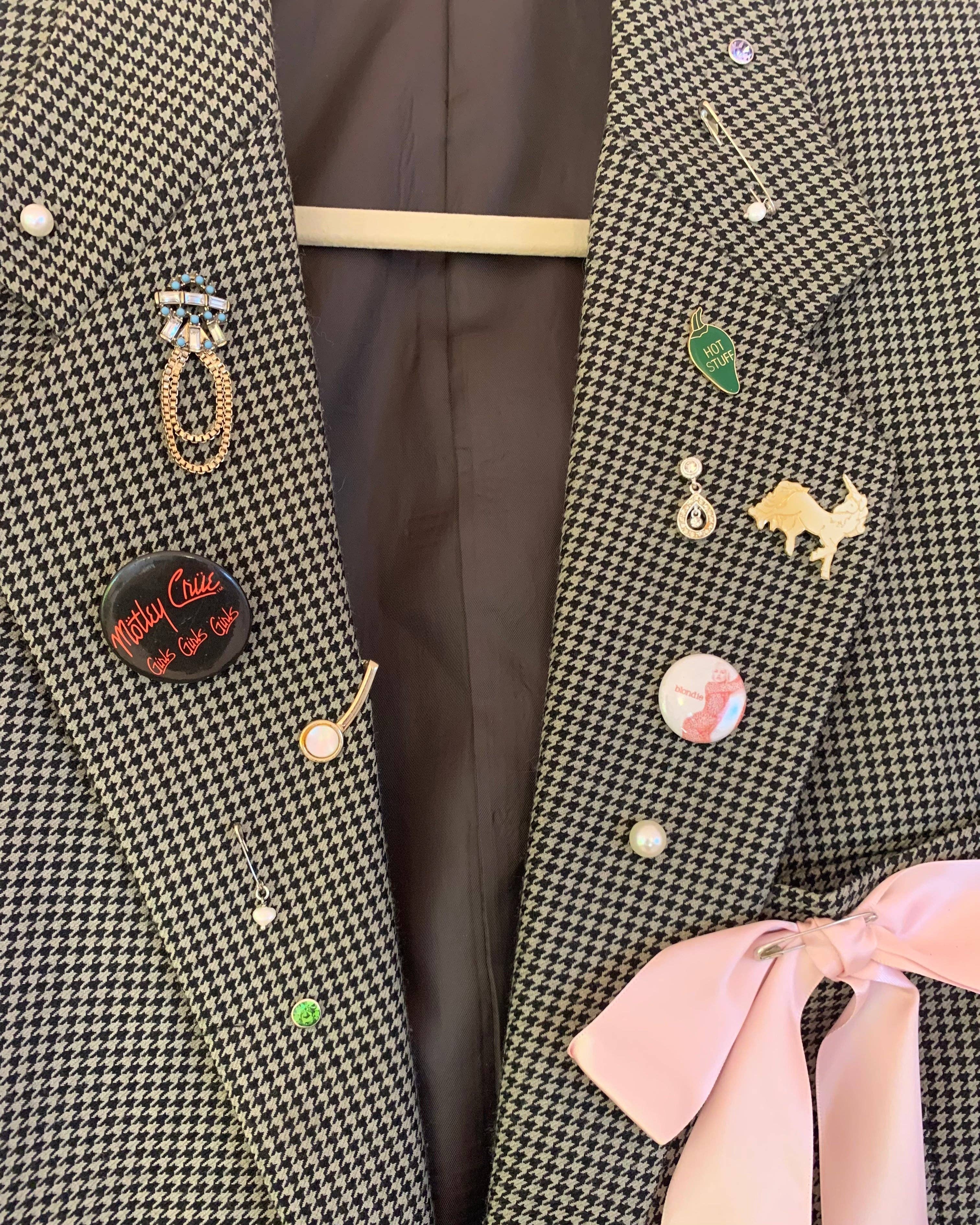 Shop Journal Vintage - Vente Blazer – femme - Joli blazer punk personnalisé6