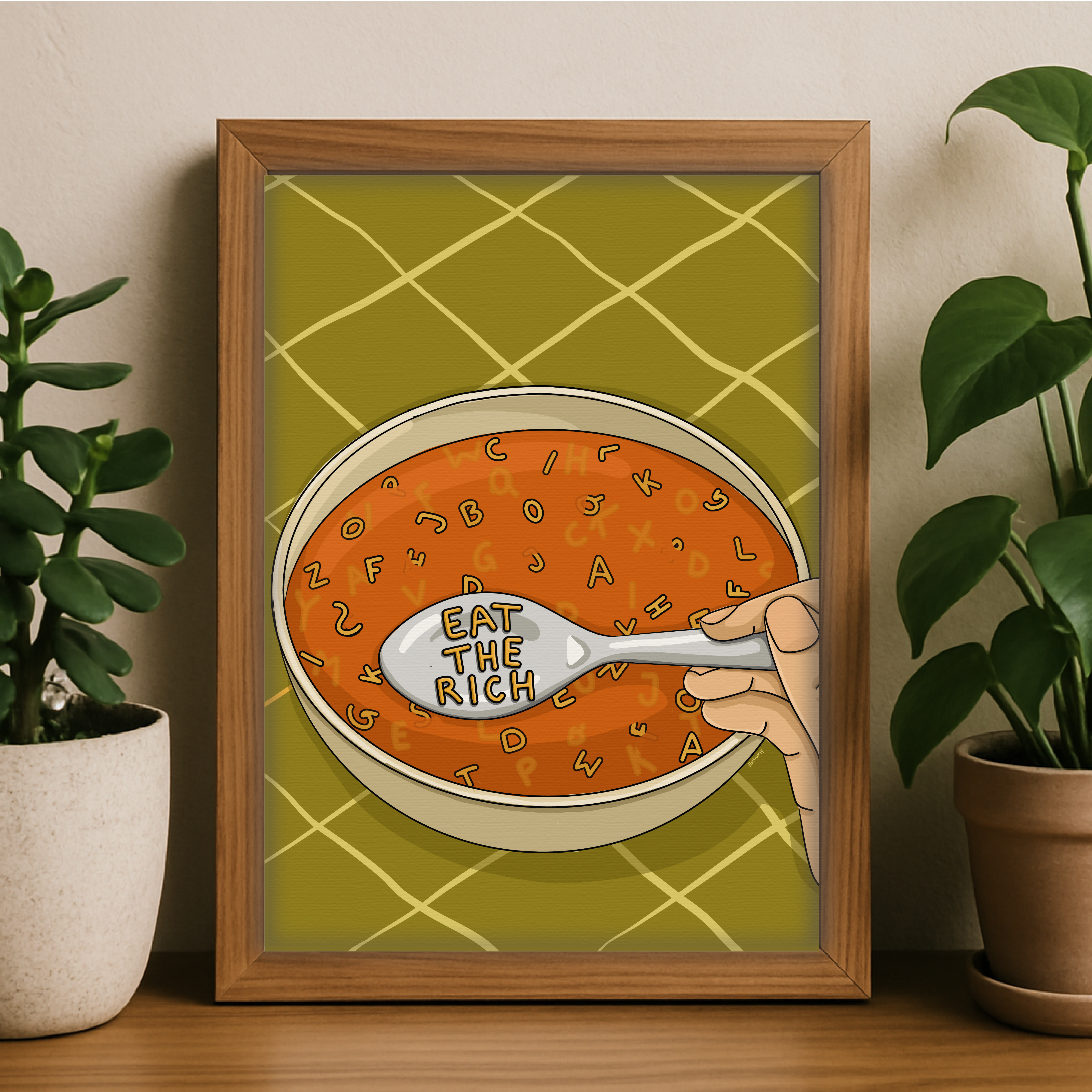 Illustramyy - Wholesale Poster - Poster "Eat the rich"1