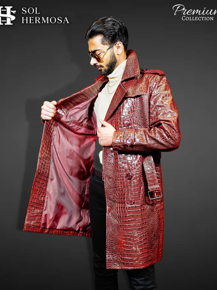 Zeus Men's Real Leather Coat for wholesale by Sol Hermosa
