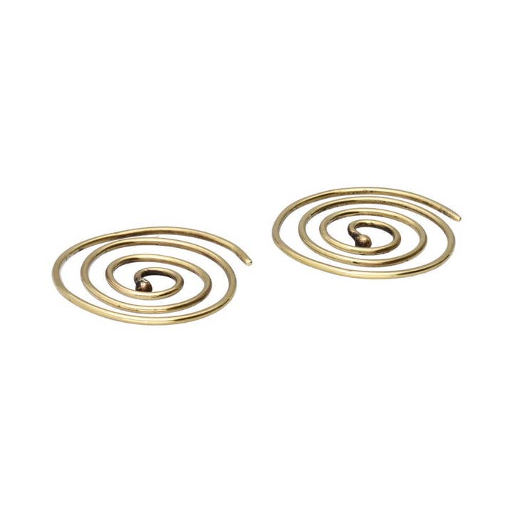 Vives de la Cortada S.L - Wholesale Stud/Post Earrings - Spiral bronze earrings -13-1